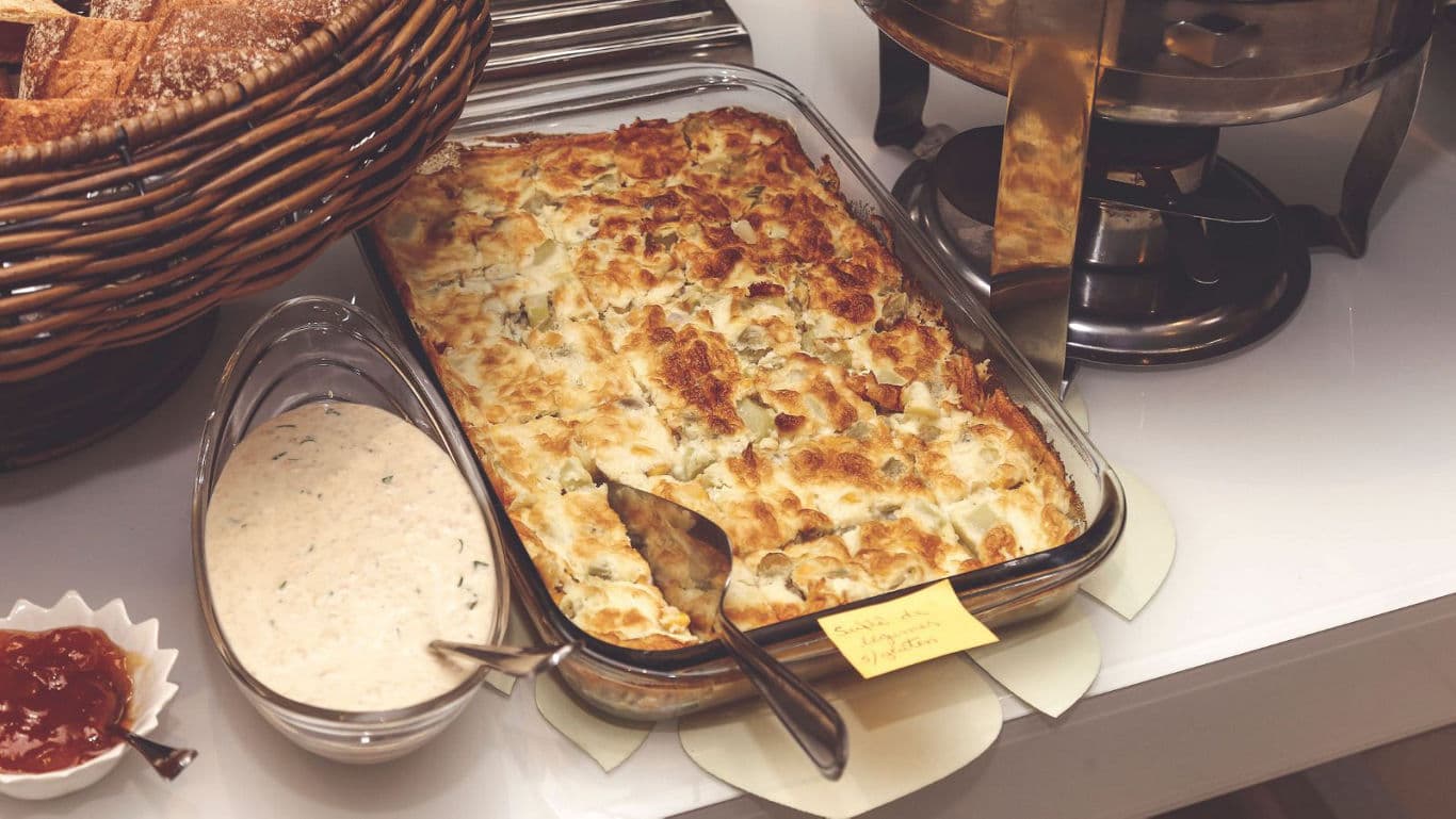 Creamy white sauce prepared using Khapli wheat flour 