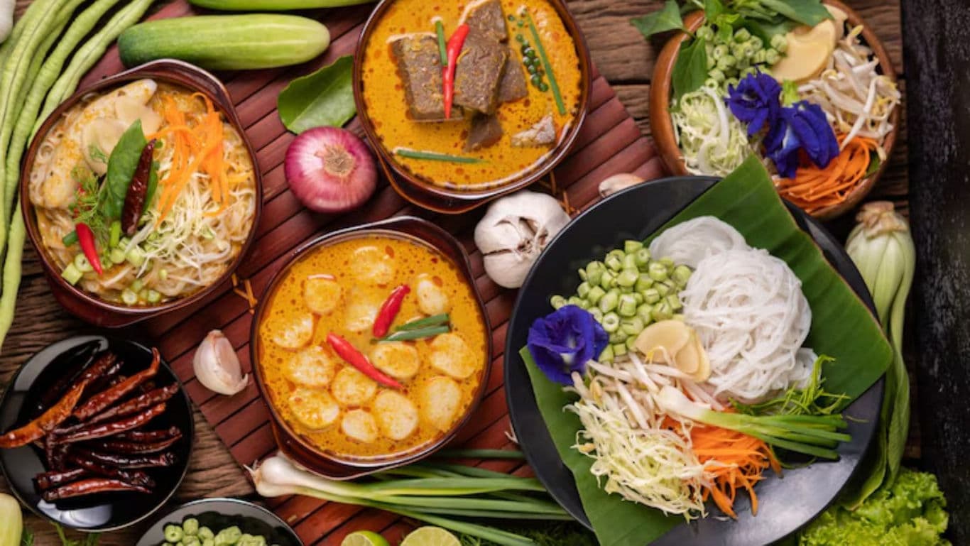 Traditional Thai Cuisine with Fresh Ingredients