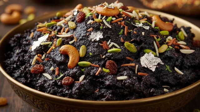 black-gajar-halwa-recipe-creamy-festive-indian-dessert-with-nuts-thumbnail