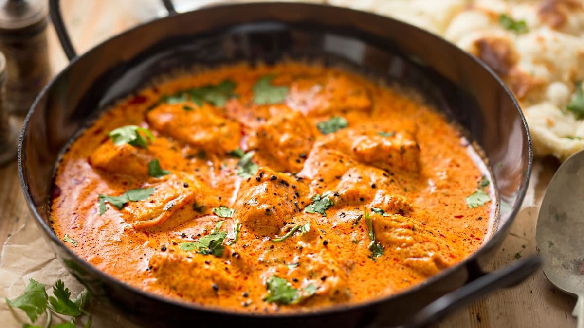 Close-up of curry dish