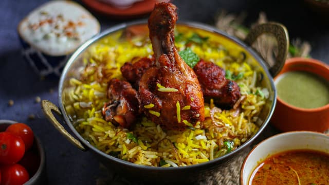 Indian Biryani in a bowl