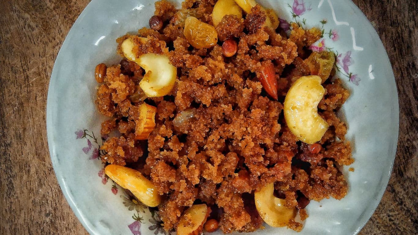 Rajasthani Churma With Khapli Atta