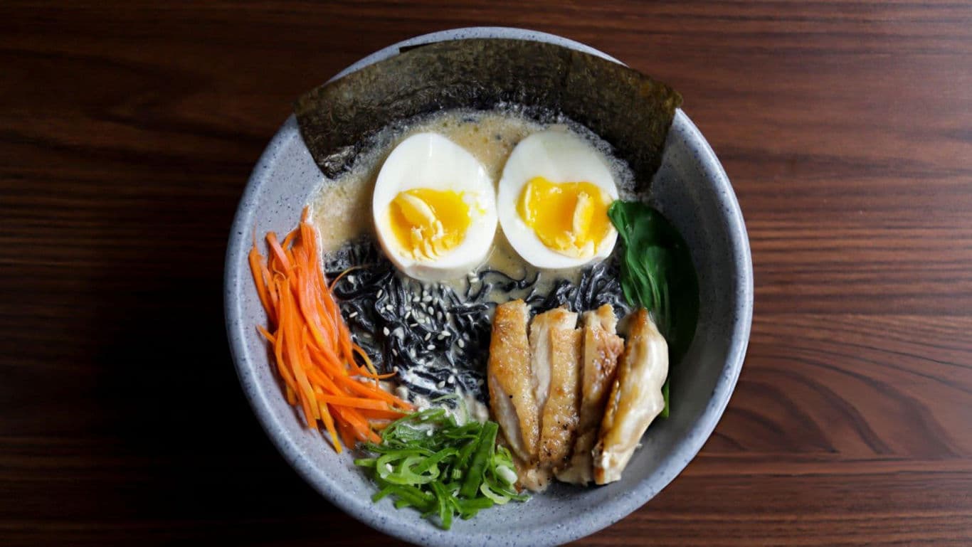 Comforting Creamy Ramen in a Bowl