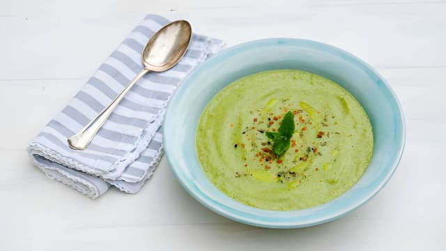 Cucumber and Avocado Cold Soup Web Banner
