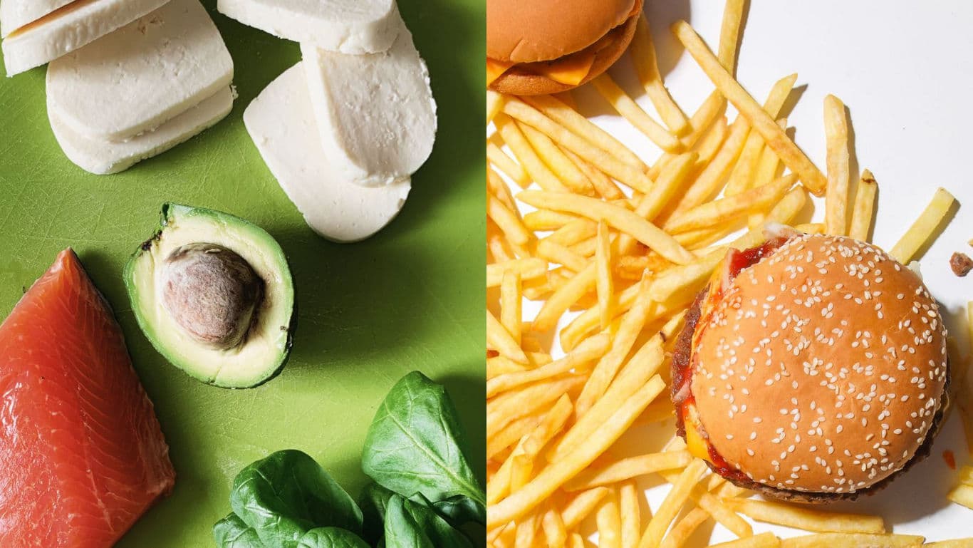 Dietary fats good and bad.