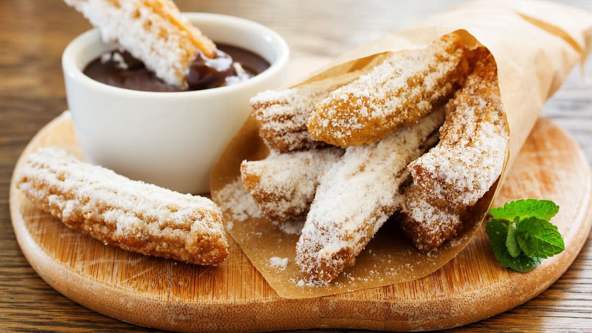 Churros with a dip