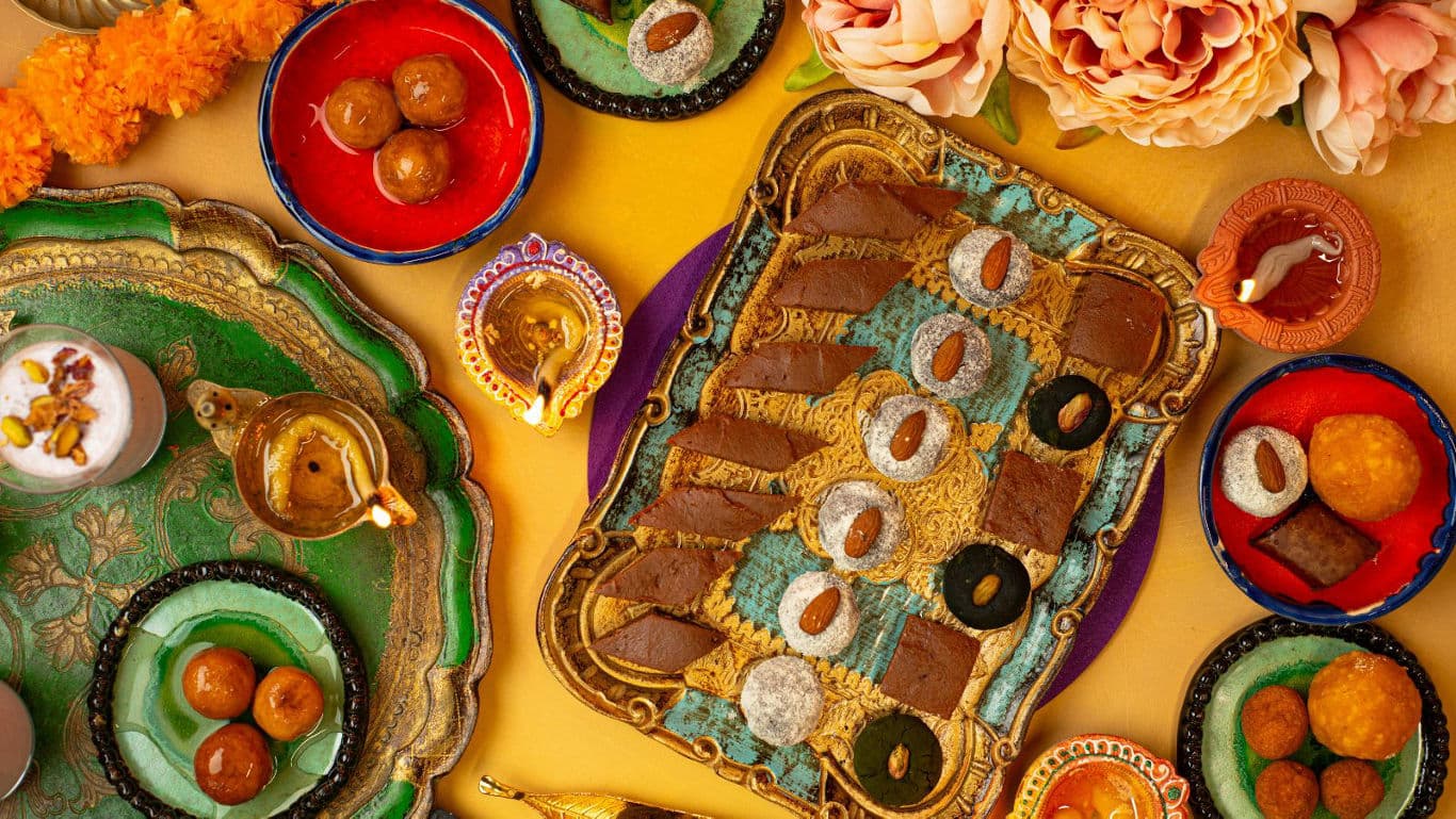 Diwali sweets showstopper.