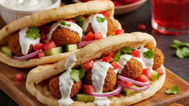 crispy-falafel-naan-pockets-recipe-with-yoghurt-tahini-sauce-thumbnail