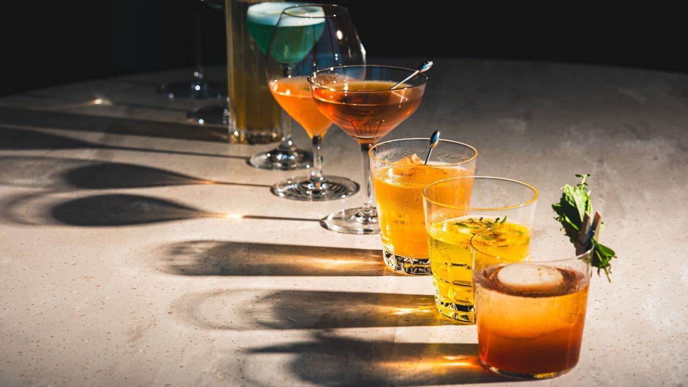 Fat-washed drinks.