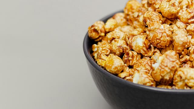 Bowl Of Flavoured Popcorn