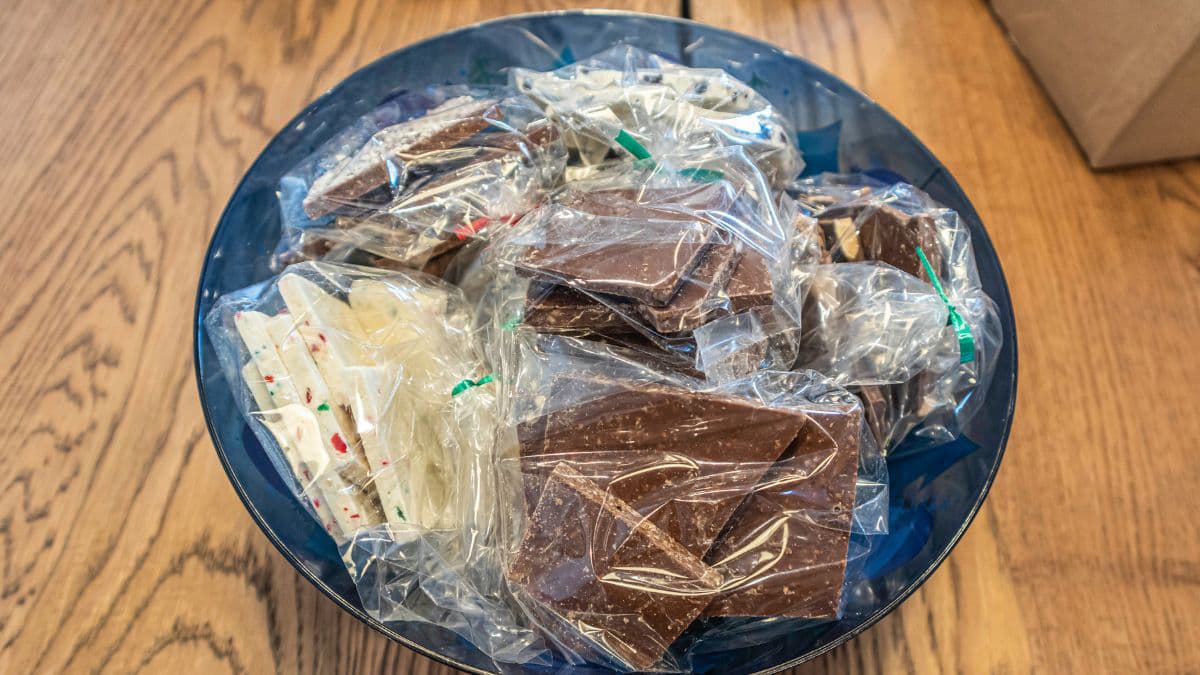 Chocolate basket