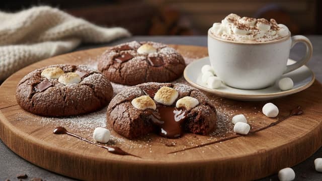 Hot Chocolate Cookies