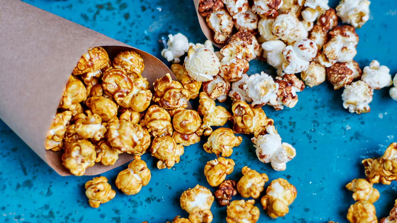 Bowl Of Flavoured Popcorn