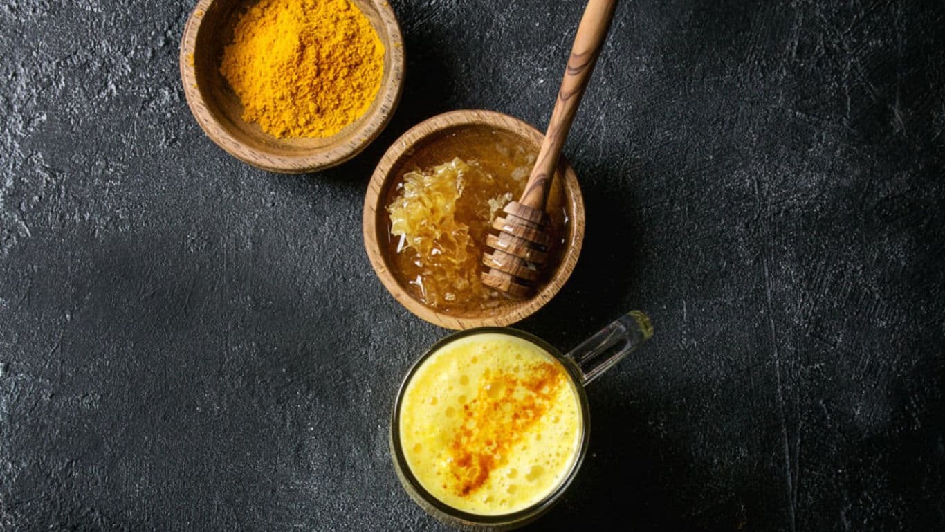 Ayurvedic Moon Milk For Stress Relief 