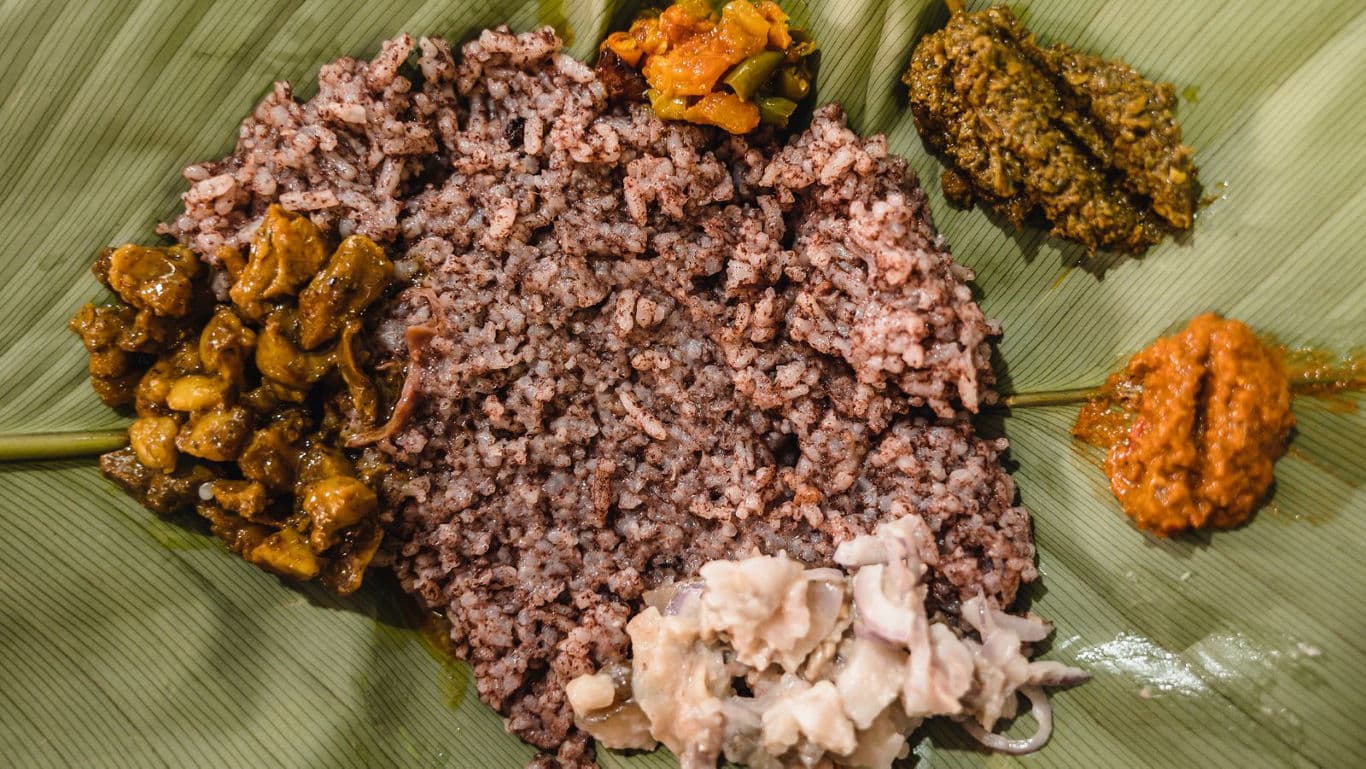 Jadoh rice with sides - banner image