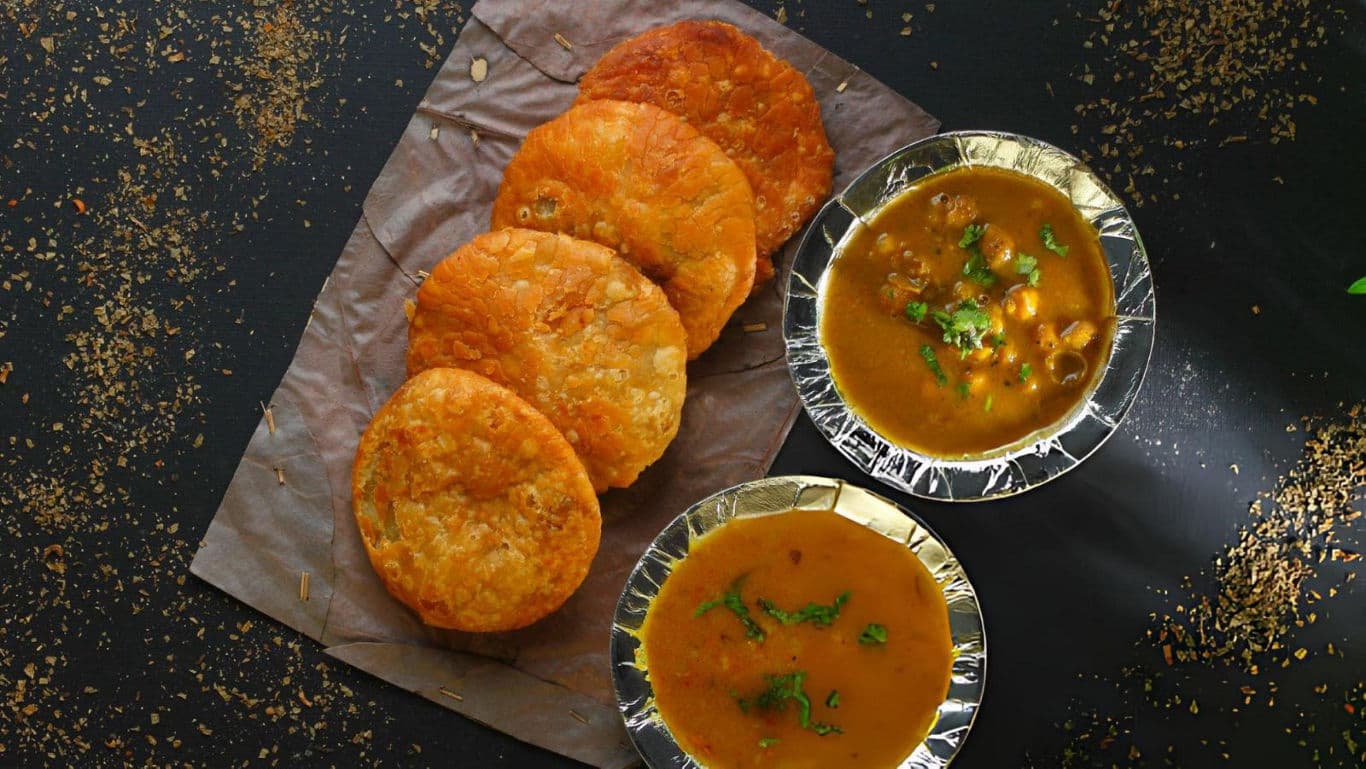 Kachori With Aloo Sabzi