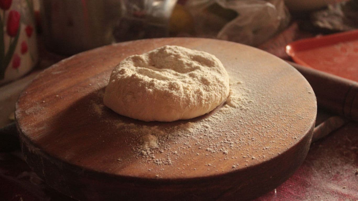 Khapli Atta Dough.