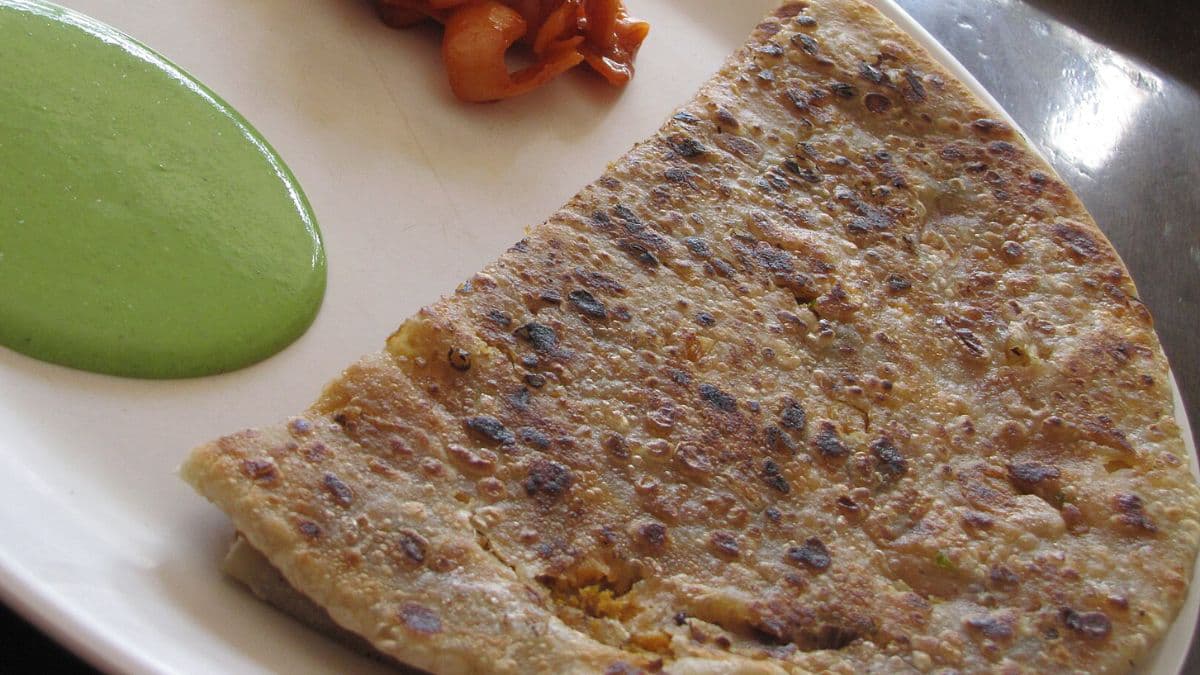 hicken keema khapli wheat paratha