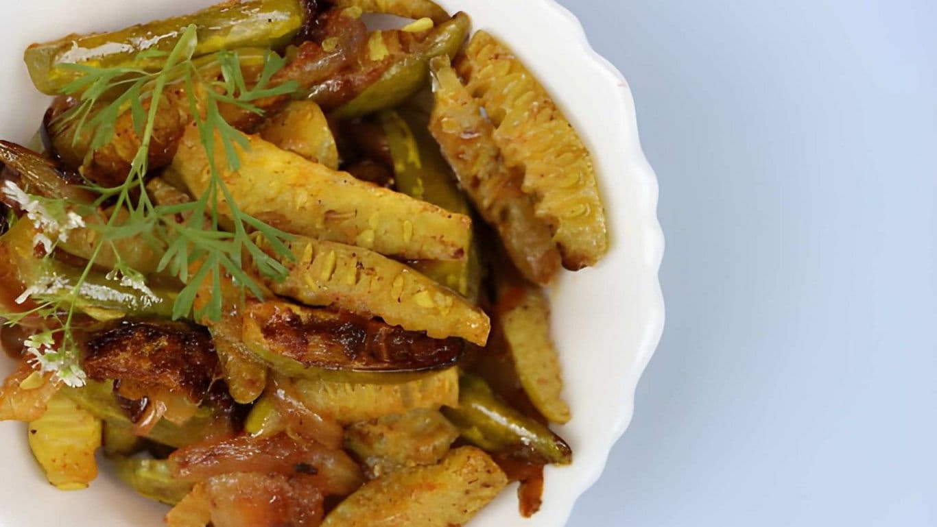 Kundru ki Sabzi in a Dish