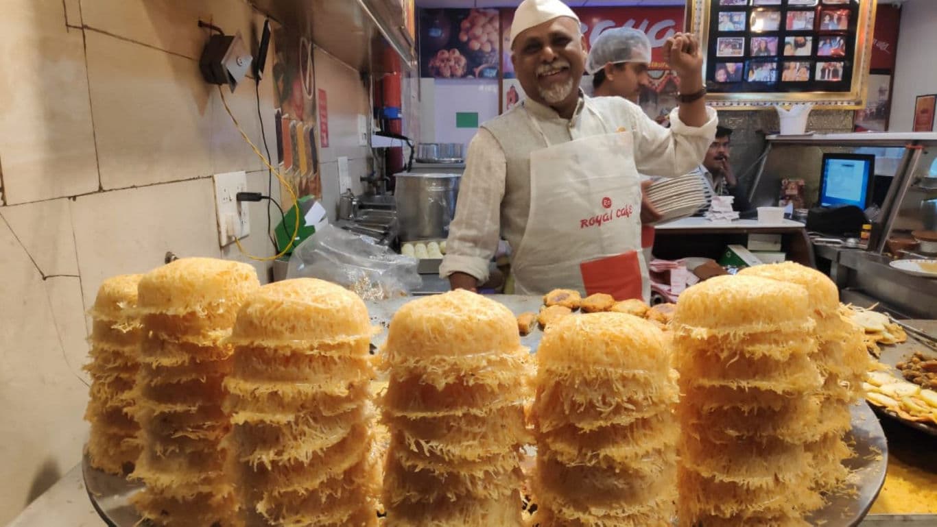 Lucknow chaat from Royal Cafe