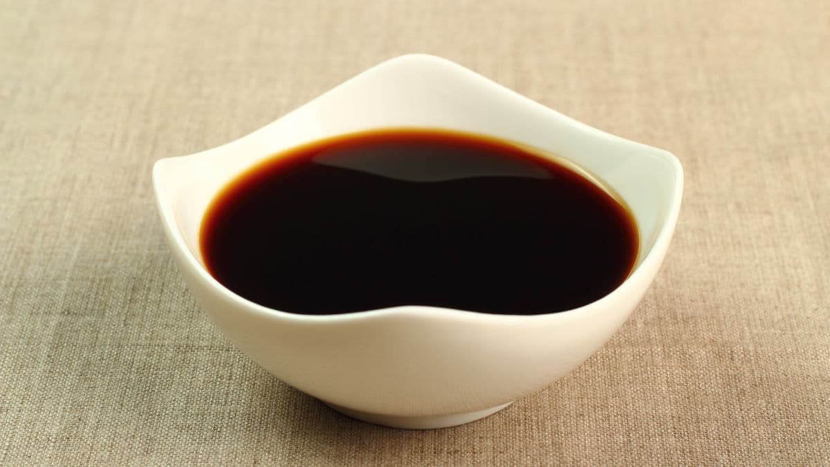 Sauce in a bowl