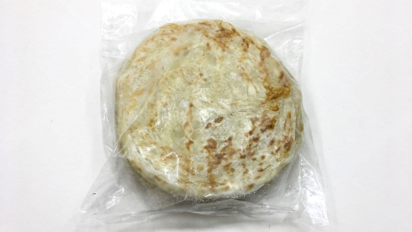 Frozen parathas in ziploc pouch