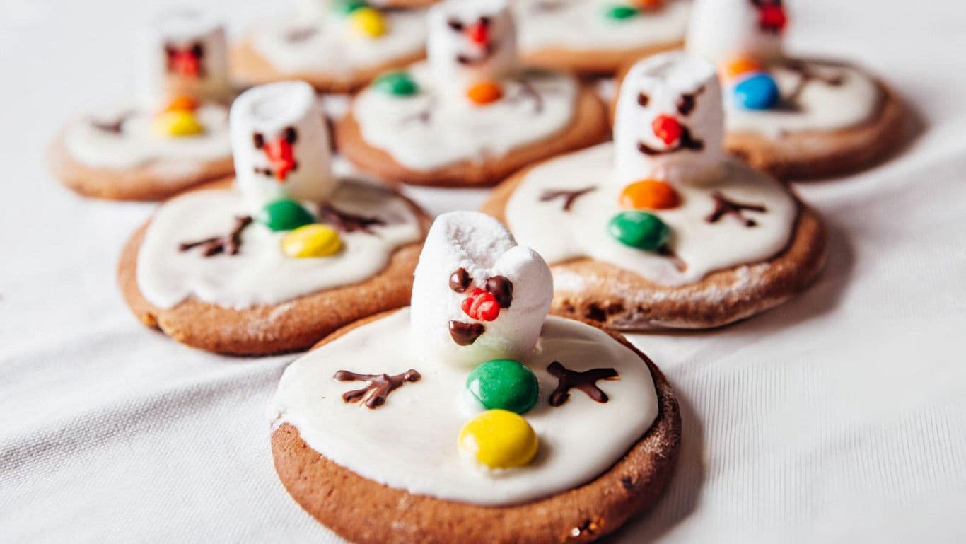 Festive Snowman-Themed Holiday Cookies