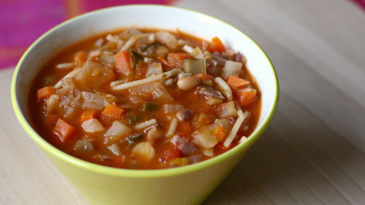 Minestrone soup recipe
