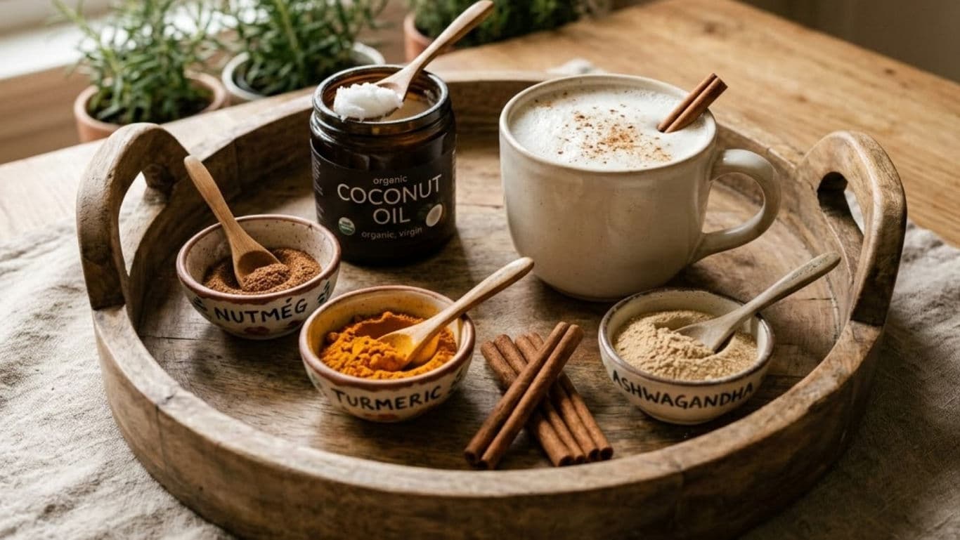 Ayurvedic Moon Milk For Stress Relief 