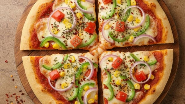 Multigrain Roti Pizza
