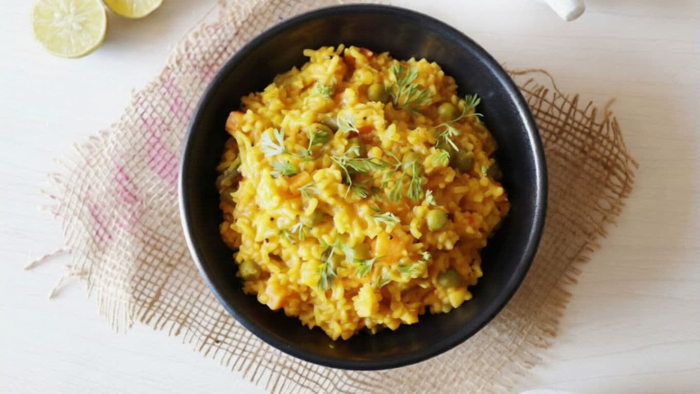 One-Pot Cooling Lauki Khichdi