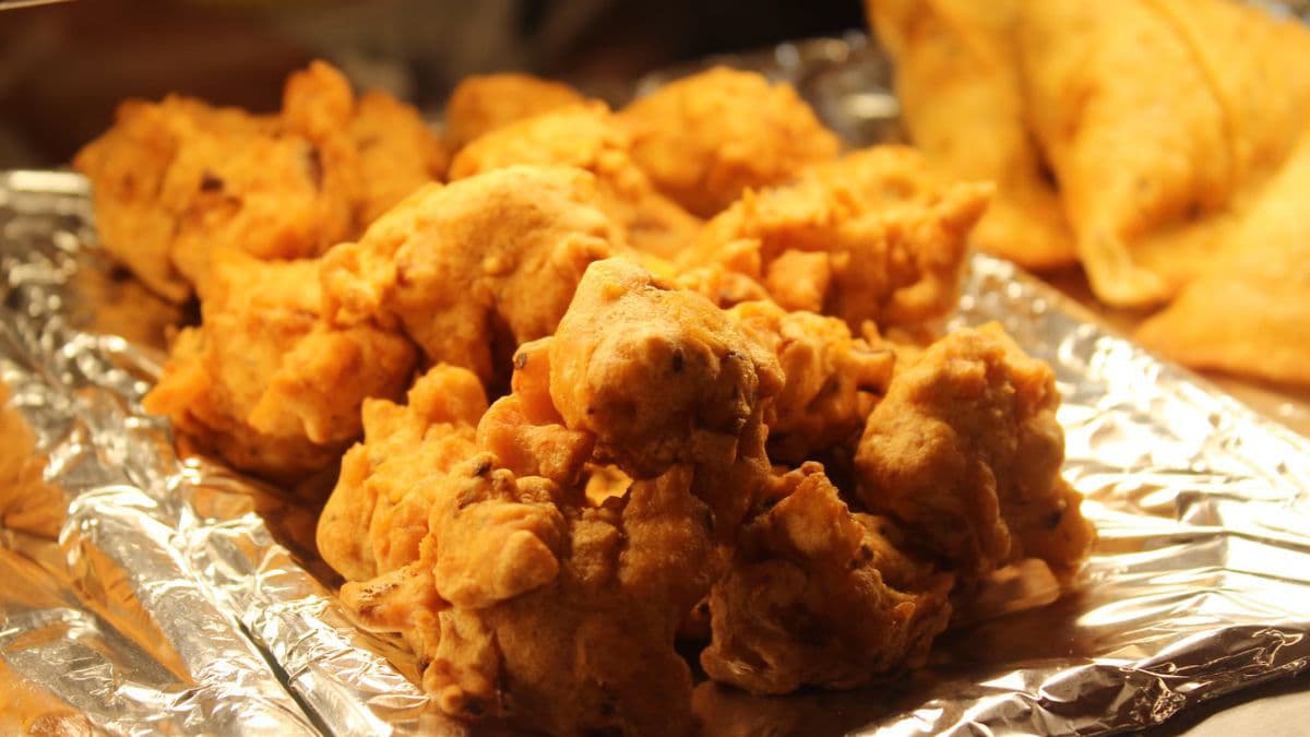 fried chicken in a shop