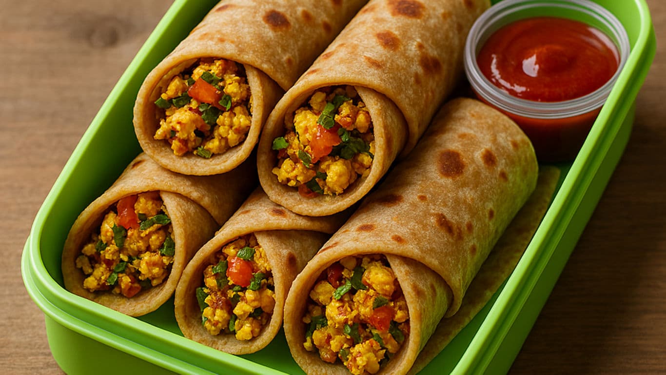 Paneer Bhurji Wraps
