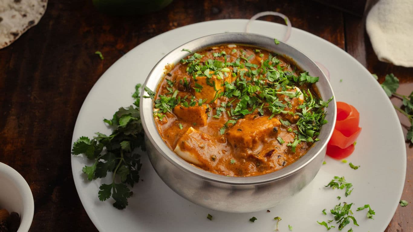 Paneer Butter Masala Food Style.