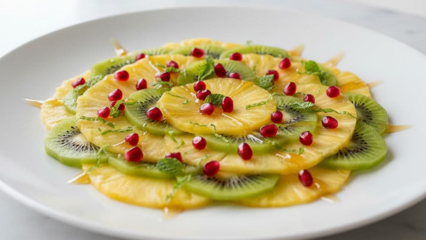 Pomegranate & Mint Fruit Carpaccio