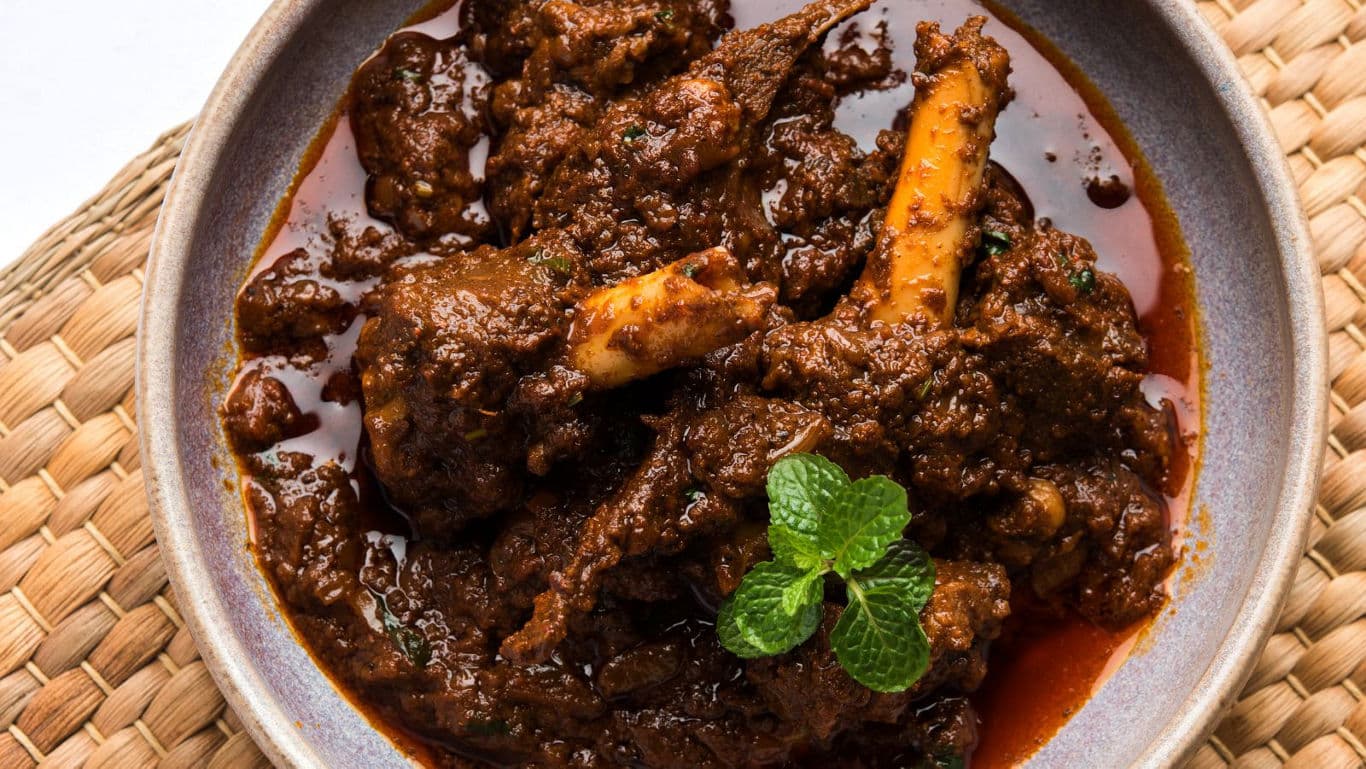 Pork vindaloo curry