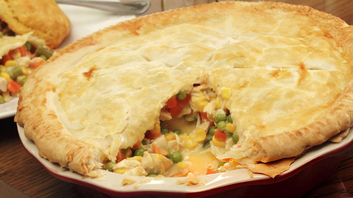 Homemade Chicken Pot Pie with Vegetables