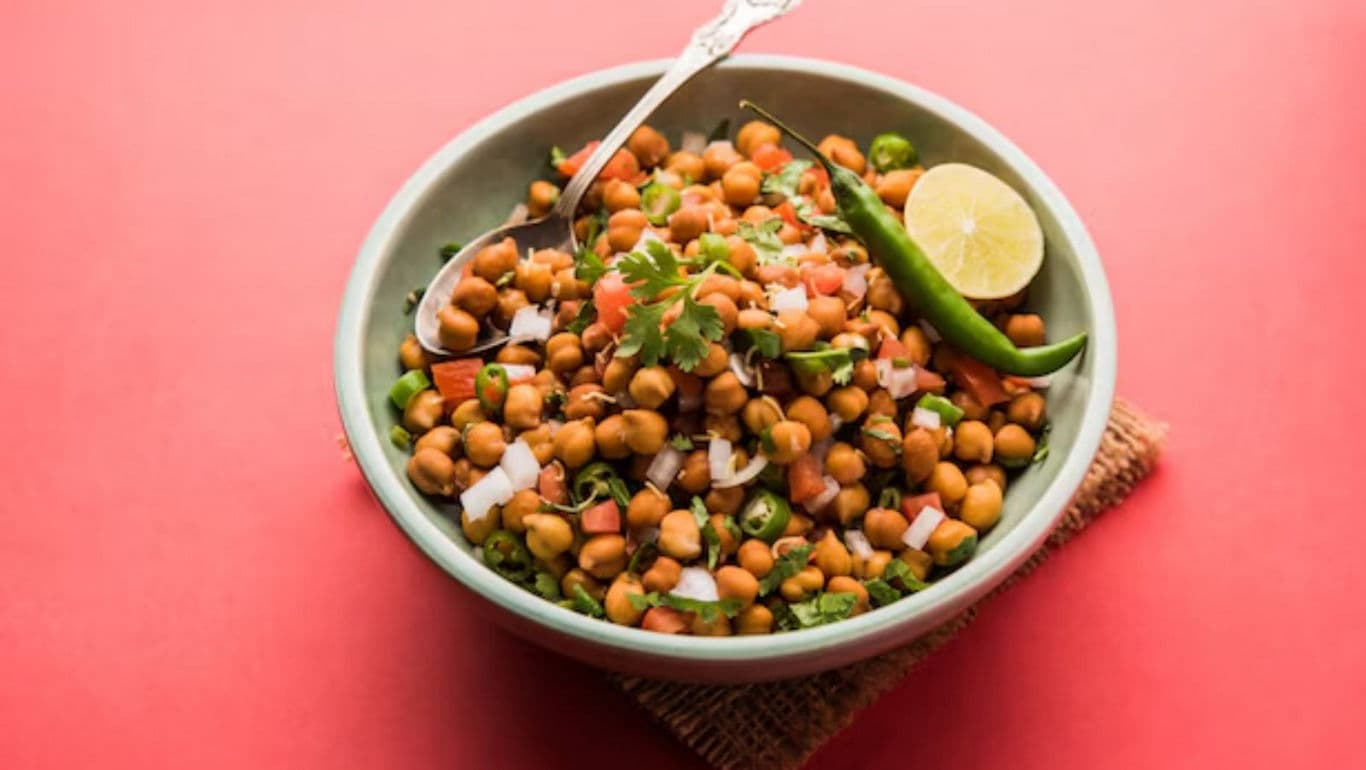 Chickpea Salad with Fresh Garnish