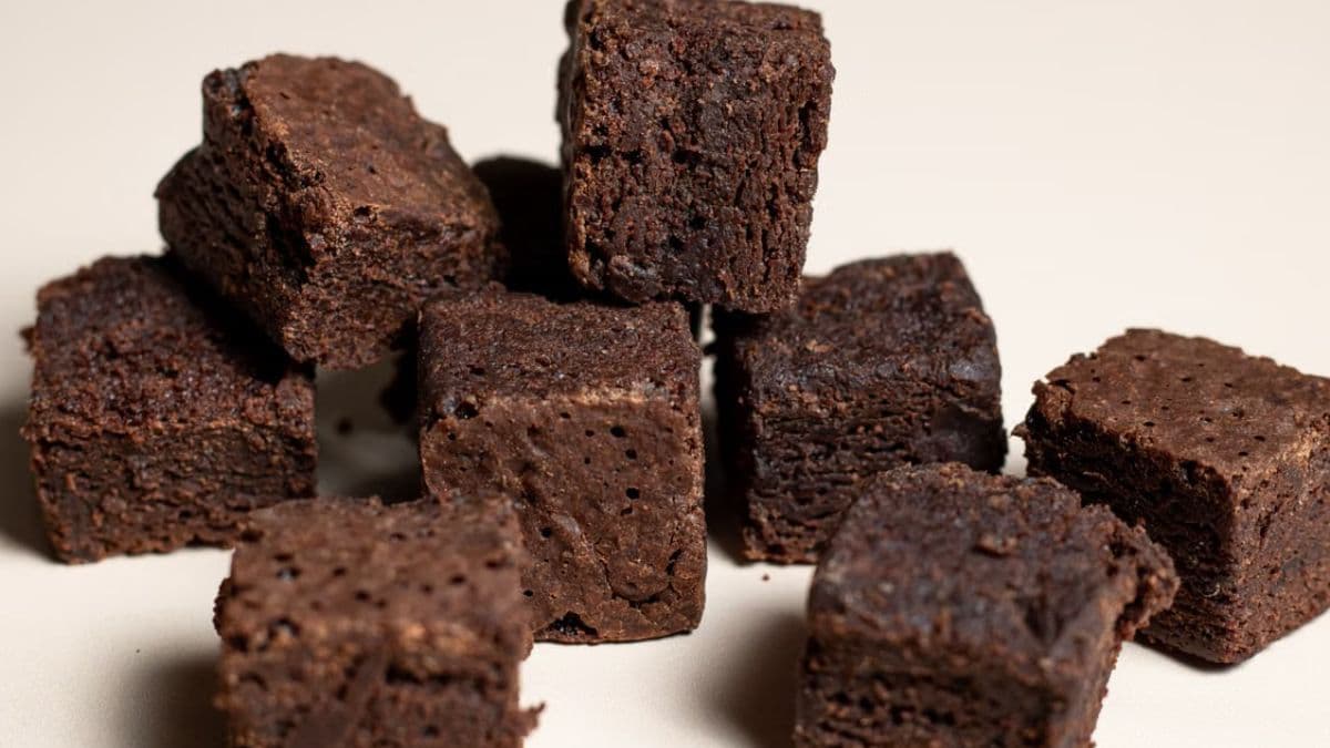 Brownie slices and pieces