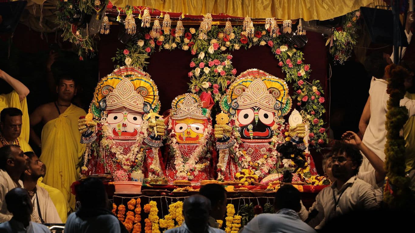 Ratha Yatra deities.