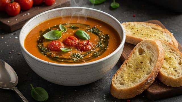 Roasted Cherry Tomato Soup