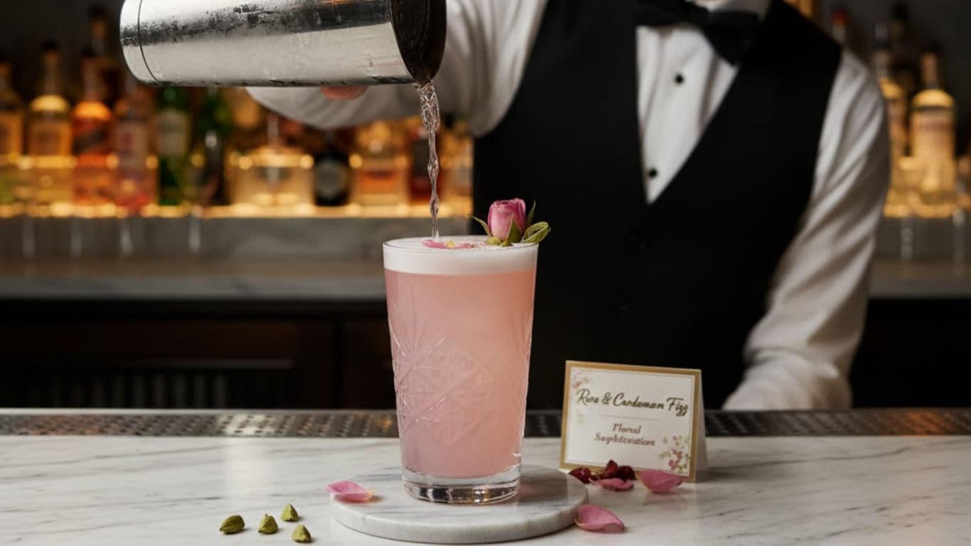 Rose & Cardamom Fizz 