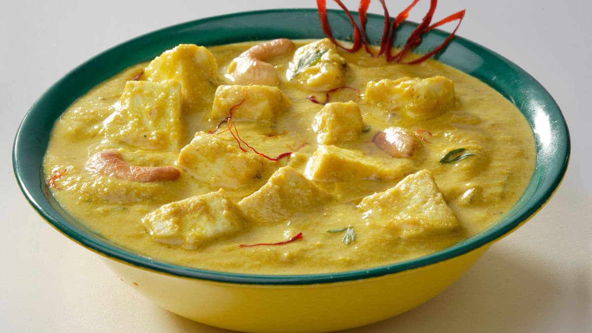 Bowl of paneer makhani