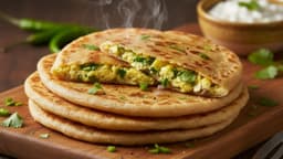 quick-scrambled-egg-herb-paratha-recipe-for-breakfast-thumbnail