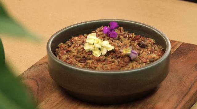 Dal Makhani Red Rice Risotto Recipe