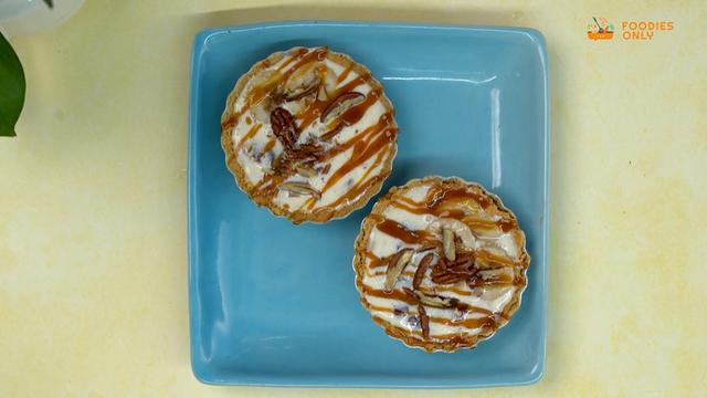 No Bake Banana Caramel Pecan Pie Recipe