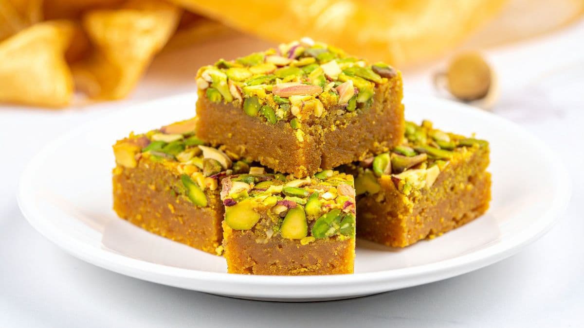 barfi on a plate