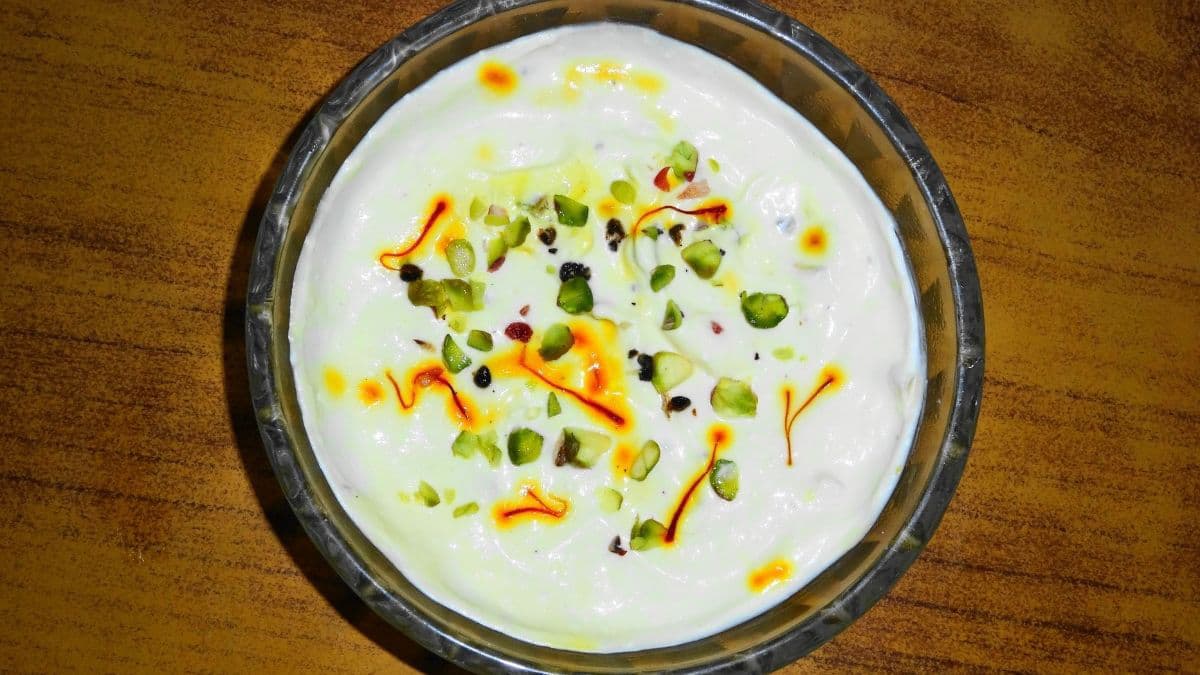 A bowl of Shrikhand
