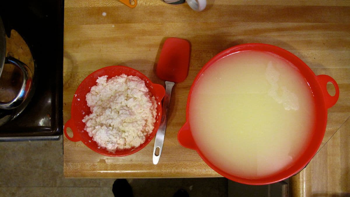 Whey in a bowl
