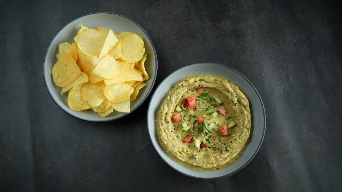 Homemade Mexican avocado dip ready to enjoy